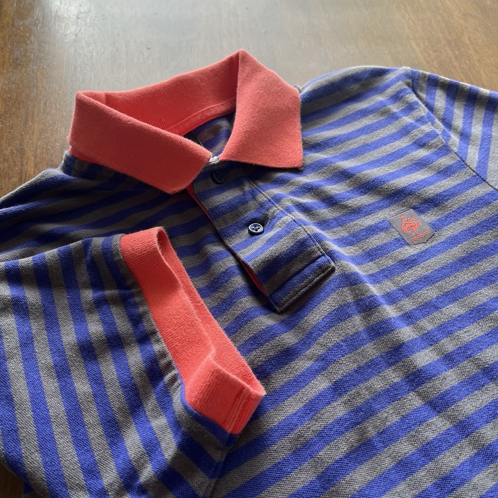 Nike Polo Shirt M FFF French National Soccer Blue Pink 407029-433
